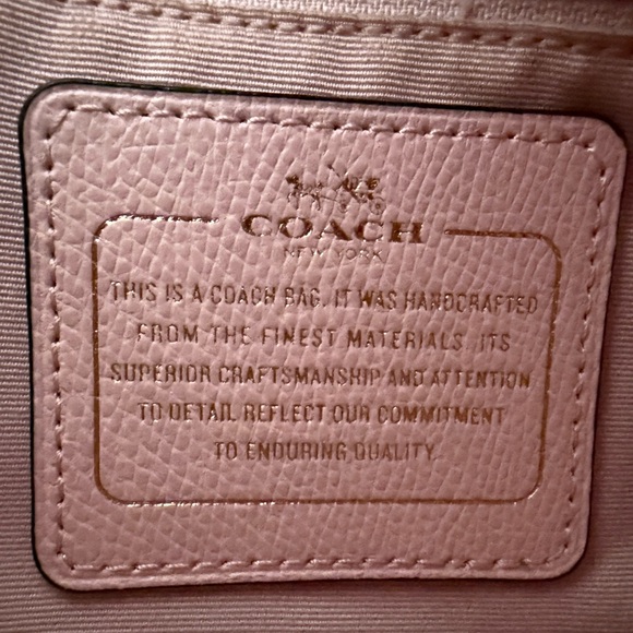 Coach Black and White Floral Satchel - Picture 6 of 14